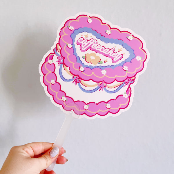 coffeecakey hand fan