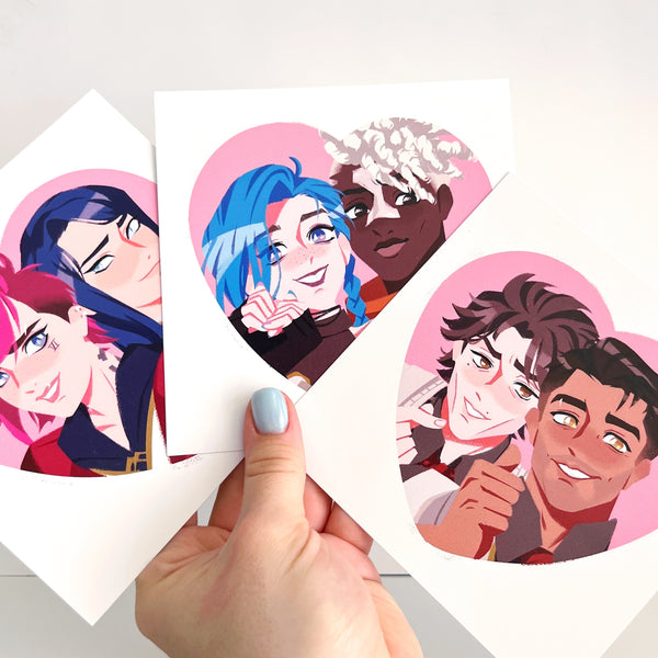 arcane heart mini prints