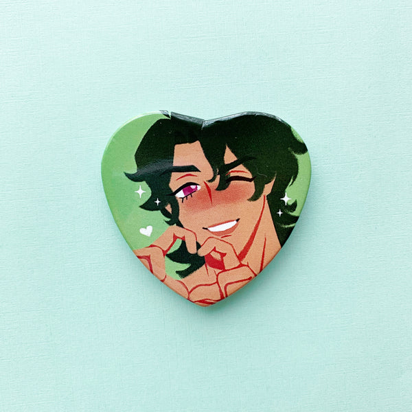 sk8 boys heart buttons