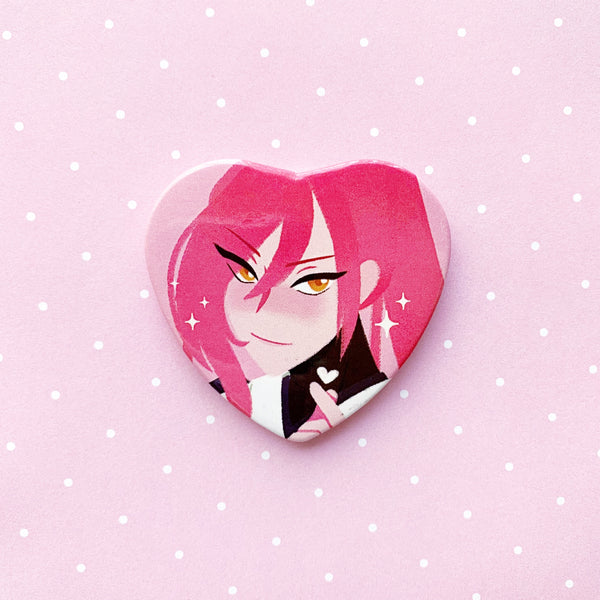 sk8 boys heart buttons