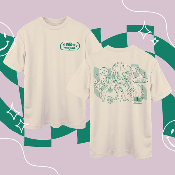 100% juice tee