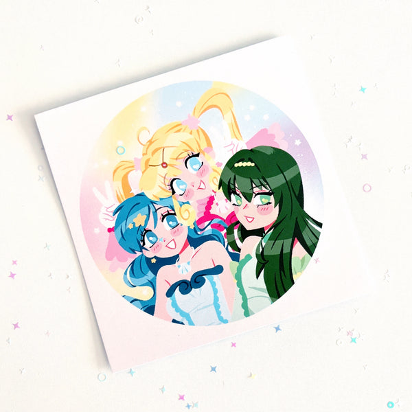 mermaid mini print