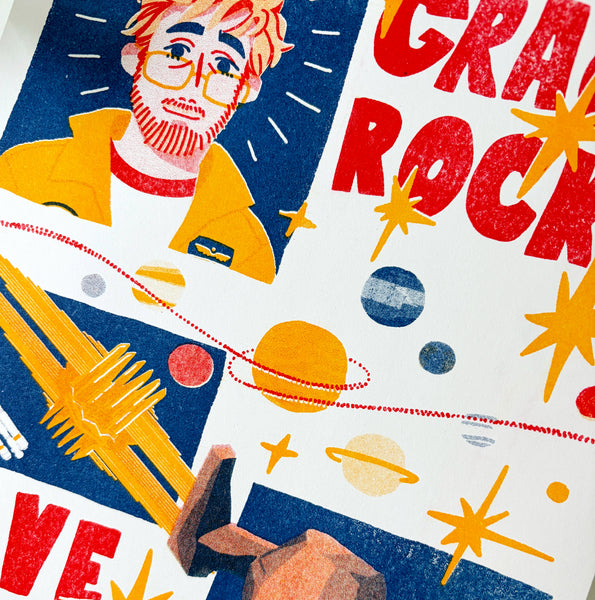 ✦ PREORDER! ✦ saviors of the universe 8.5x11" RISO print