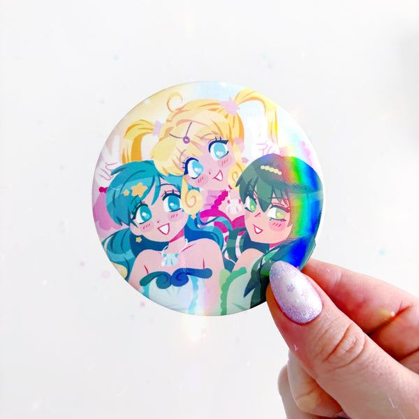mermaid hand mirror