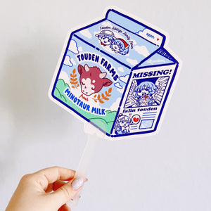 touden farms milk hand fan