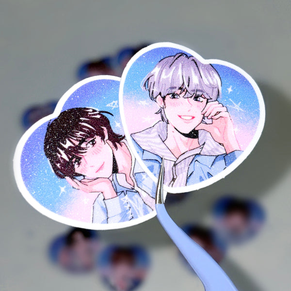 city pop princes sticker flake pack
