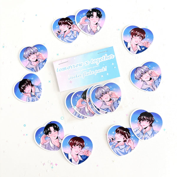 city pop princes sticker flake pack