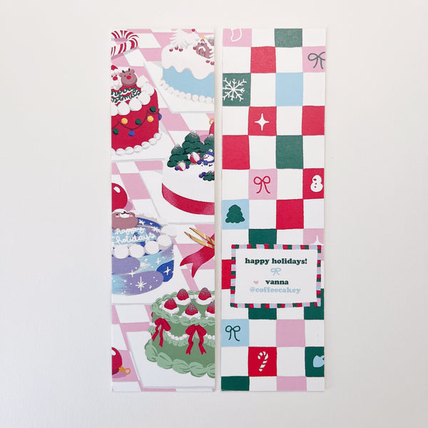 holiday bookmarks