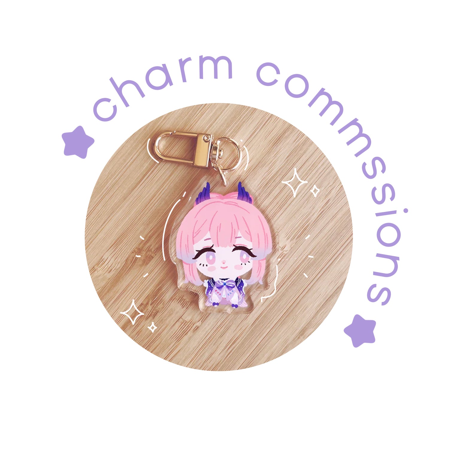 ✦  CUSTOM ✦ charm commissions
