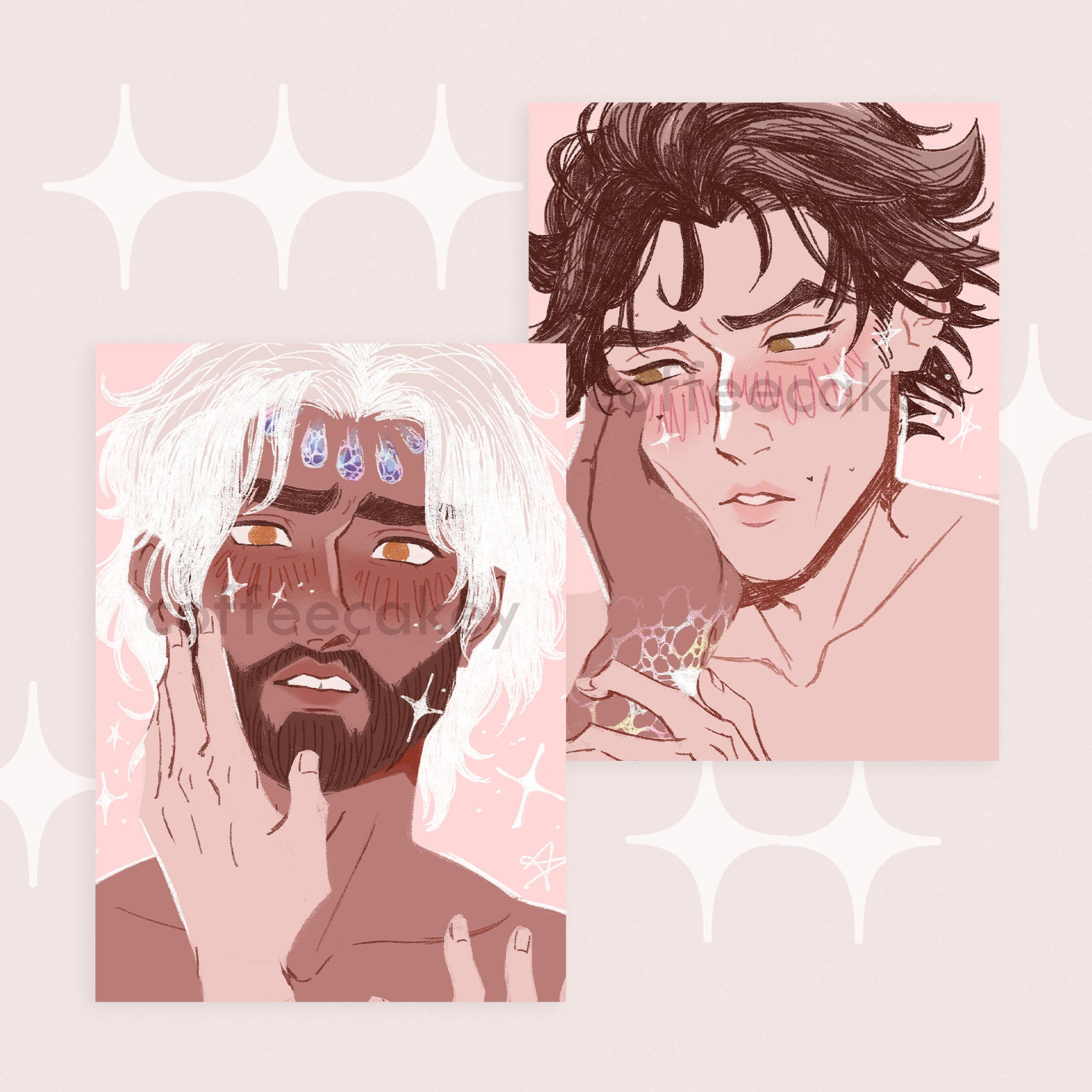 sparkly jayce and viktor mini prints
