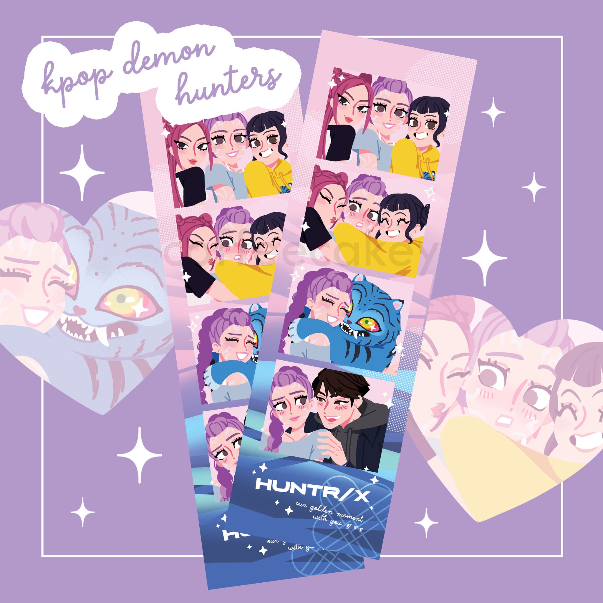 ✦ preorder ✦ HUNTR/X 4cut photostrip